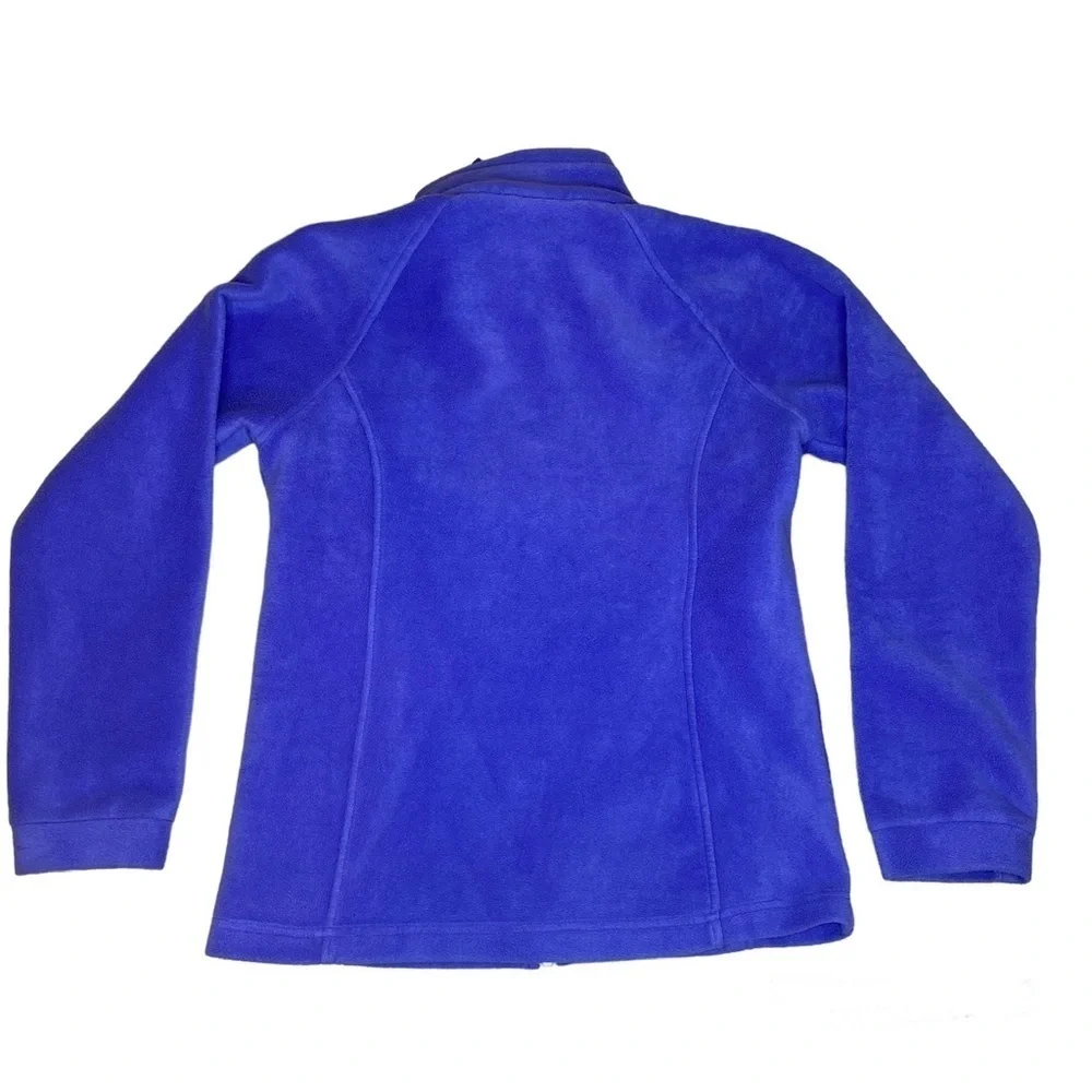 Columbia Fleece Girls Jacket Purple Size Large
